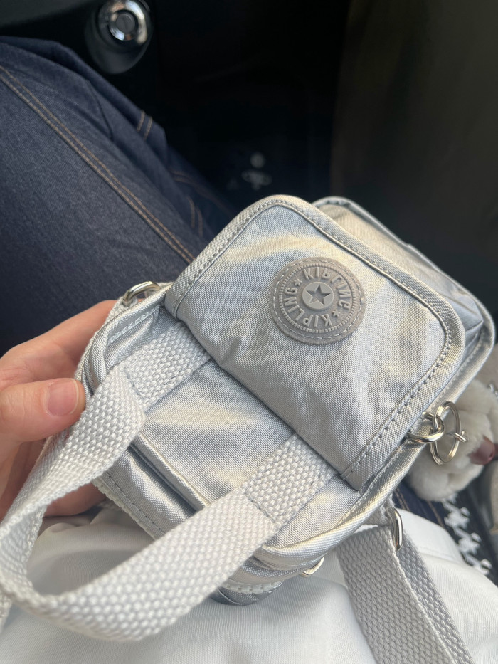 Nylon canvas Single-shoulder bag, crossbody bag，Size 18*12*6.5cm.B50-110-122