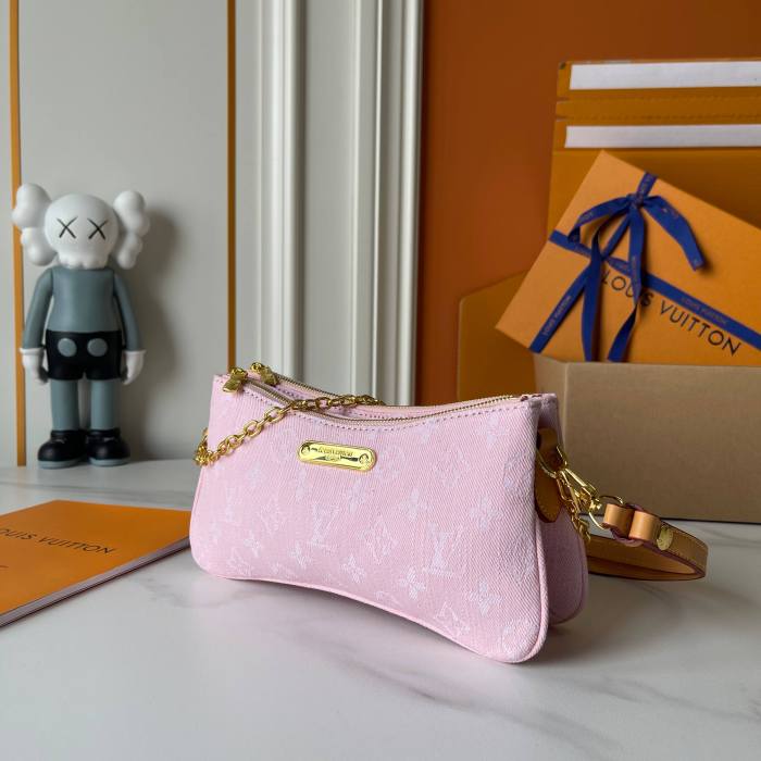 Split leather denim bag ,5A ,size 24.5x13.5x6.5cm,no box,  B88-273