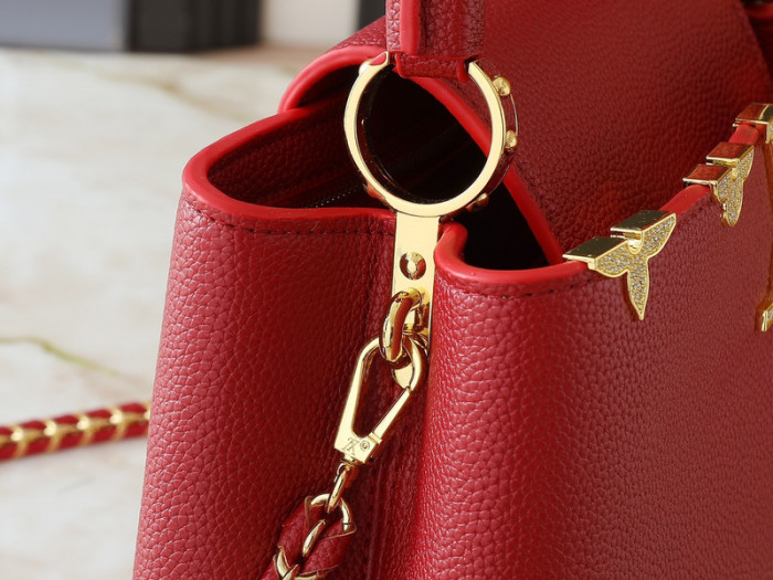 Split leather bag ,4A ,size 21x14x8cm/27x17.3x9cm/31.5x20x11cm,no box,  B98-117-120