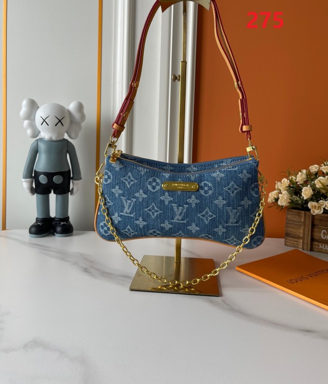Split leather denim bag ,5A ,size 24.5x13.5x6.5cm,no box, B88-275