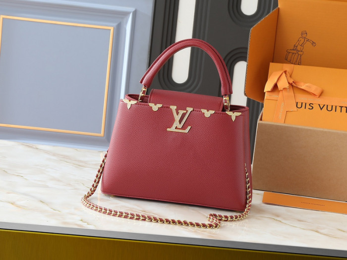 Split leather bag ,4A ,size 21x14x8cm/27x17.3x9cm/31.5x20x11cm,no box,  B98-117-120