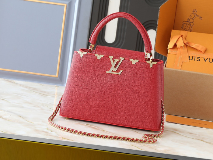 Split leather bag ,4A ,size 21x14x8cm/27x17.3x9cm/31.5x20x11cm,no box,  B98-117-120