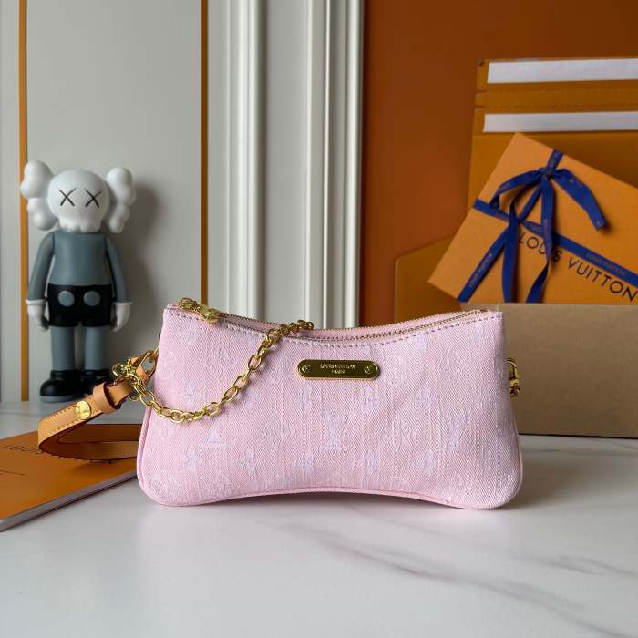 Split leather denim bag ,5A ,size 24.5x13.5x6.5cm,no box,  B88-273