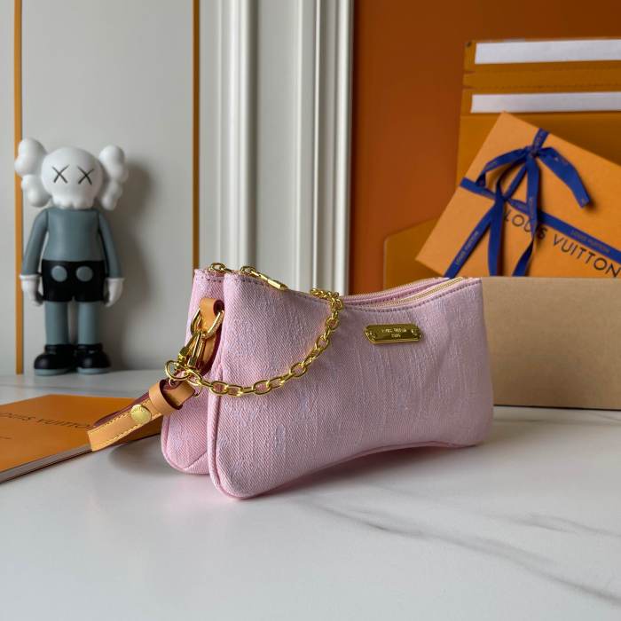 Split leather denim bag ,5A ,size 24.5x13.5x6.5cm,no box,  B88-273