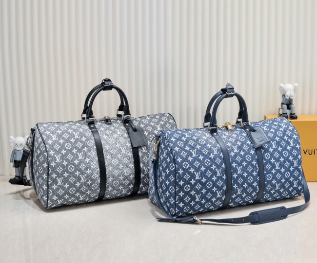 Split leather denim bag ,4A ,size 50x29x23cm,no box, B98-135-136
