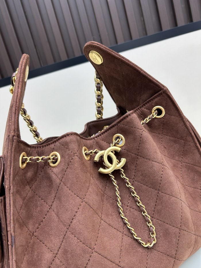 velvet-finish leather bag,5A ,size 30x26x14cm,no box,  B110-322