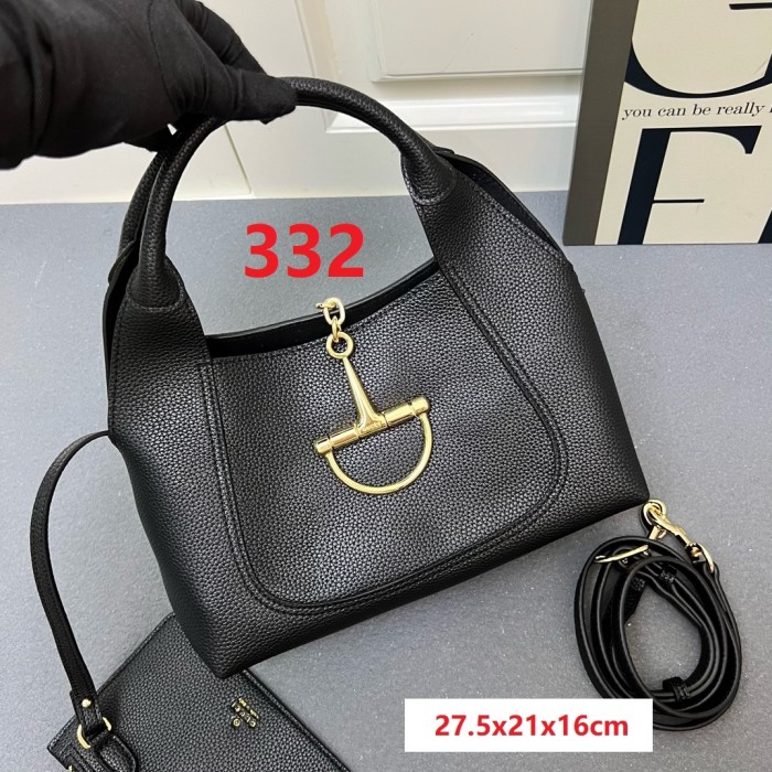 Leather bag ,5A ,size 27.5x21x16cm,no box,  B110-332