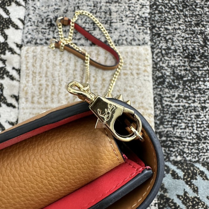 Leather bag ,5A ,size 23.5x6x14cm,with box,  B110-337