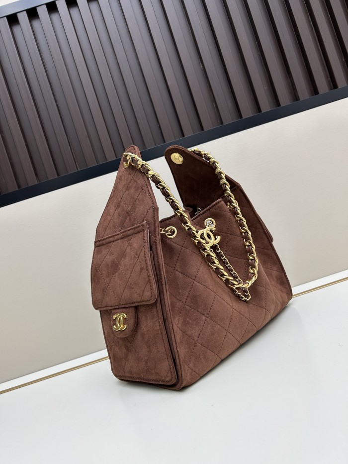 velvet-finish leather bag,5A ,size 30x26x14cm,no box,  B110-322