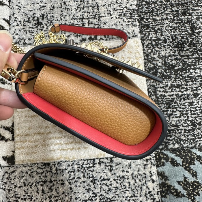 Leather bag ,5A ,size 23.5x6x14cm,with box,  B110-337