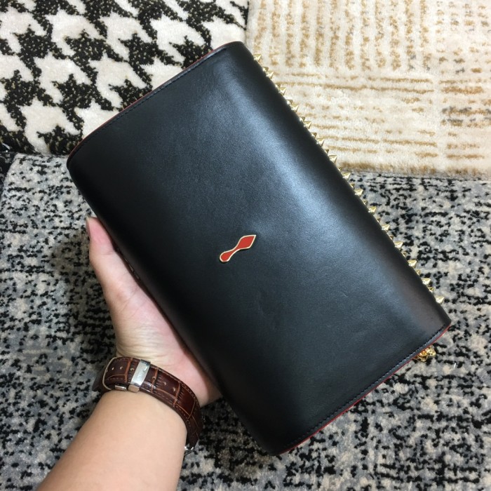 Leather bag ,5A ,size 23.5x6x14cm,with box,  B110-361