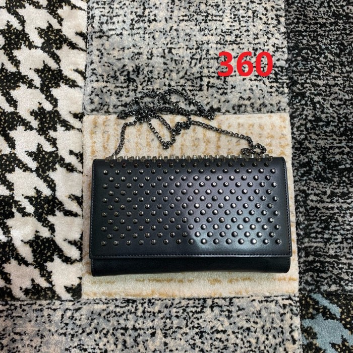 Leather bag ,5A ,size 23.5x6x14cm,with box,  B110-360