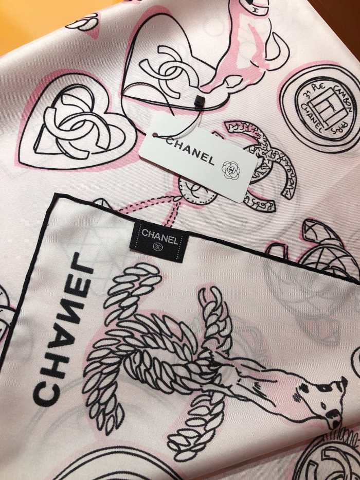 Cotton silk scarf, size 90x90cm, SF20-139