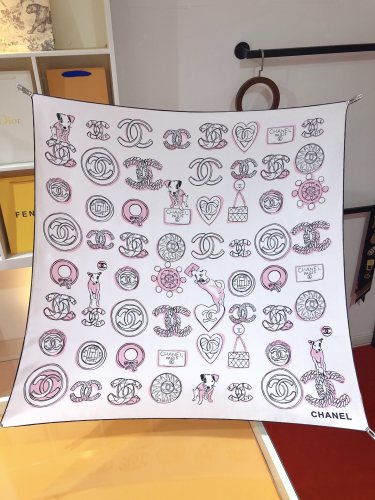 Cotton silk scarf, size 90x90cm, SF20-139