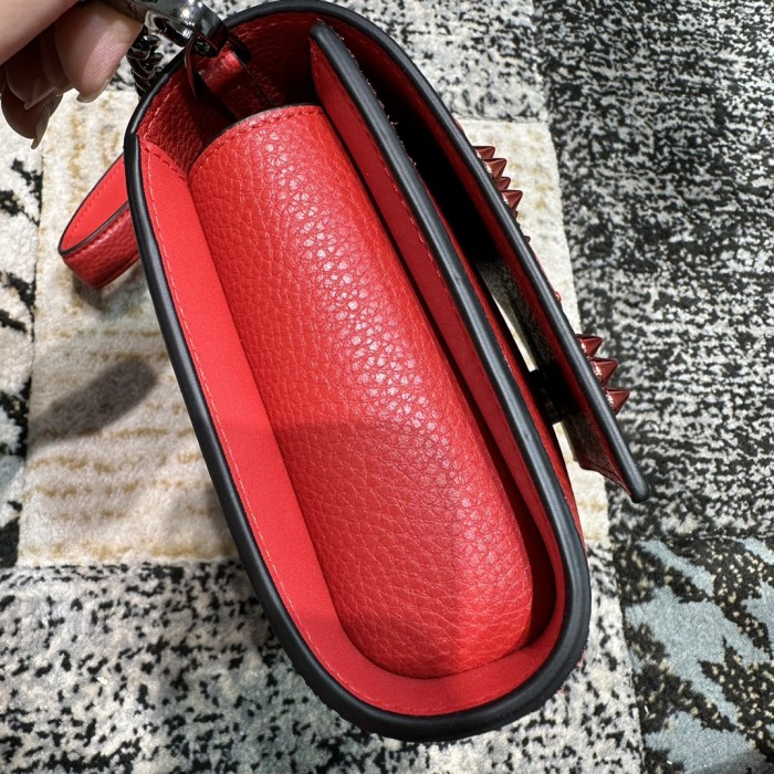 Leather bag ,5A ,size 23.5x6x14cm,with box,  B110-349