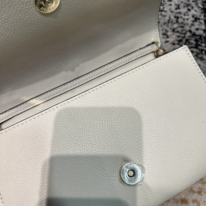 Leather bag ,5A ,size 23.5x6x14cm,with box,  B110-355