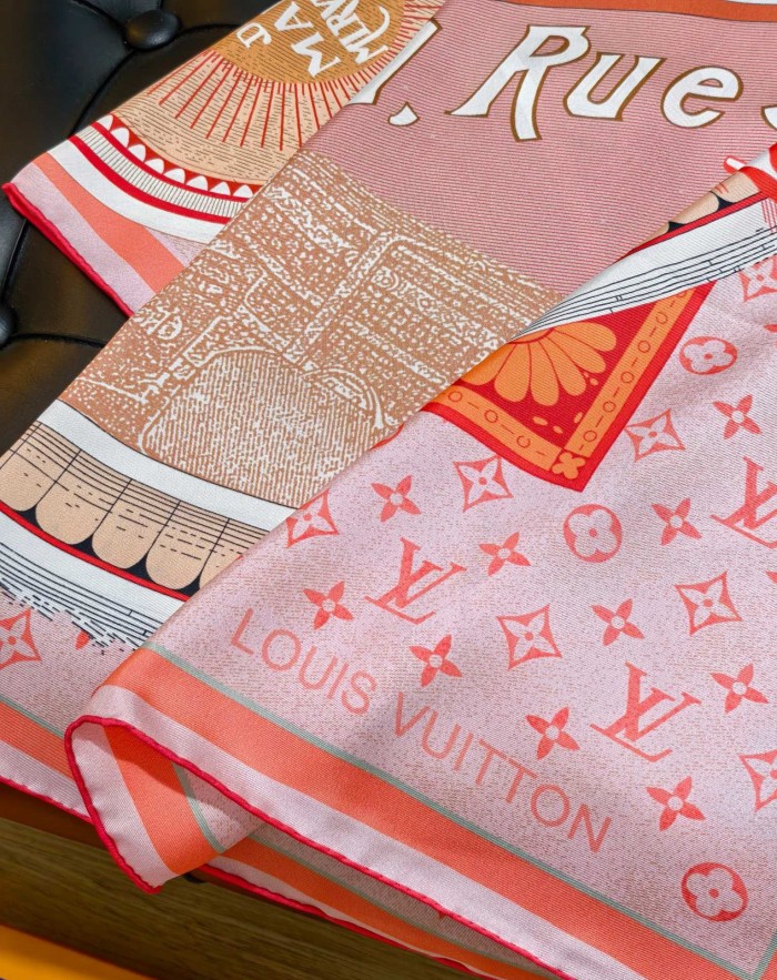 Cotton silk scarf, size 90x90cm, SF20-145-149