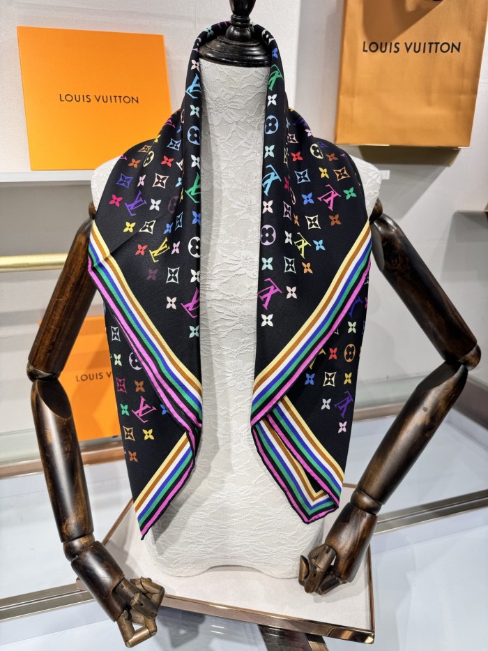 Cotton silk scarf, size 90x90cm, SF20-130-131