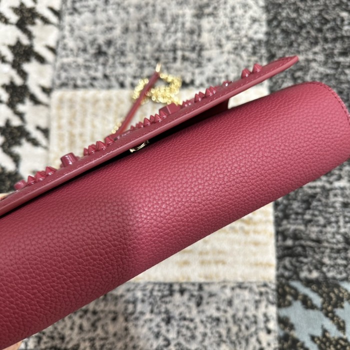 Leather bag ,5A ,size 23.5x6x14cm,with box,  B110-342