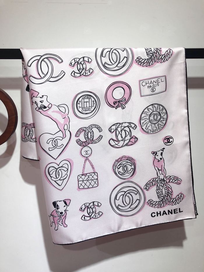 Cotton silk scarf, size 90x90cm, SF20-139