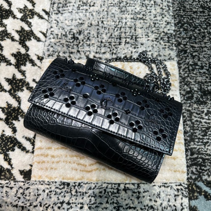 Leather bag ,5A ,size 23.5x6x14cm,with box,  B110-348