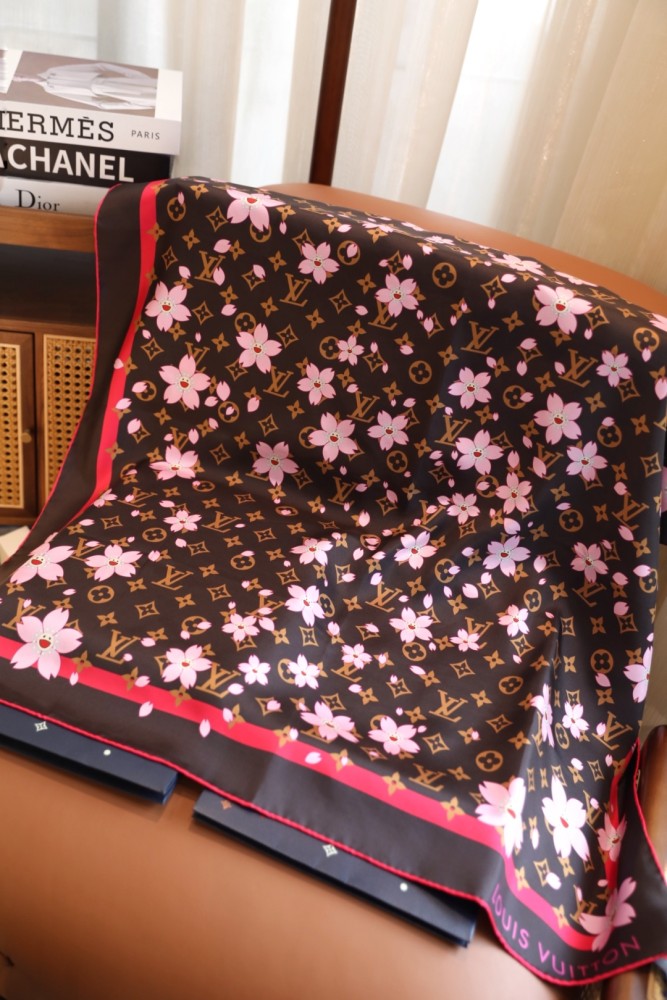 Cotton silk scarf, size 90x90cm, SF20-138