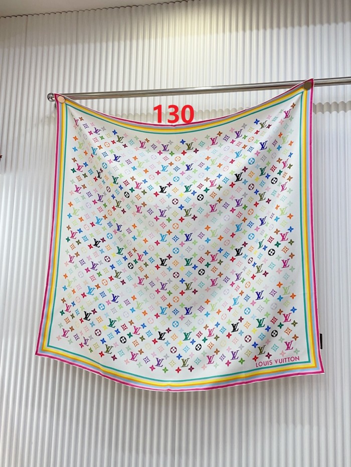 Cotton silk scarf, size 90x90cm, SF20-130-131