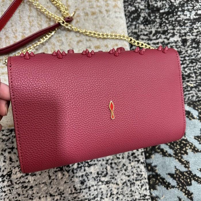 Leather bag ,5A ,size 23.5x6x14cm,with box,  B110-342