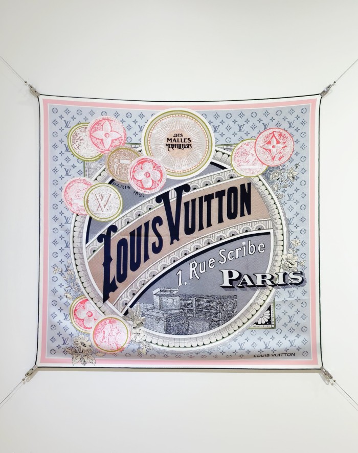 Cotton silk scarf, size 90x90cm, SF20-145-149