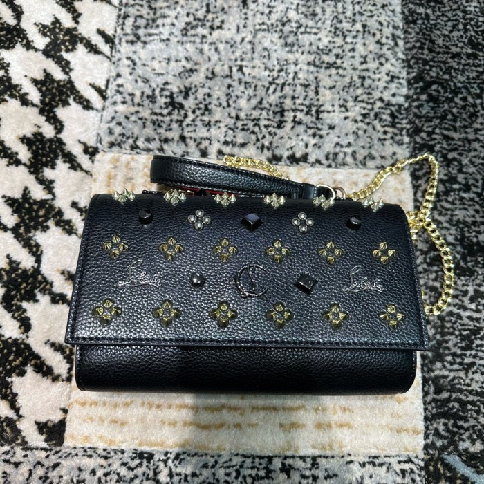 Leather bag ,5A ,size 23.5x6x14cm,with box,  B110-346