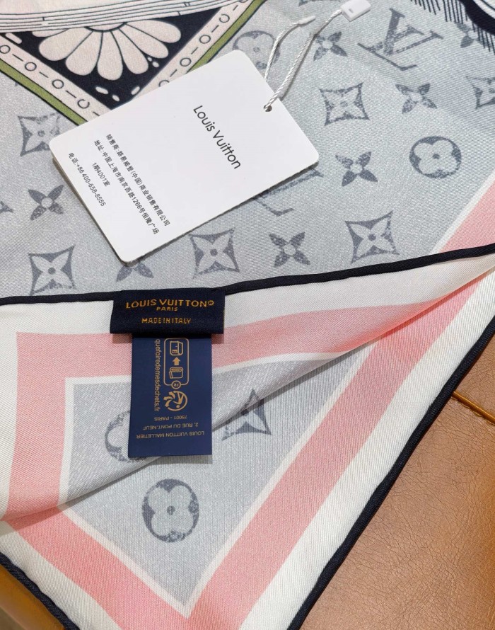 Cotton silk scarf, size 90x90cm, SF20-145-149