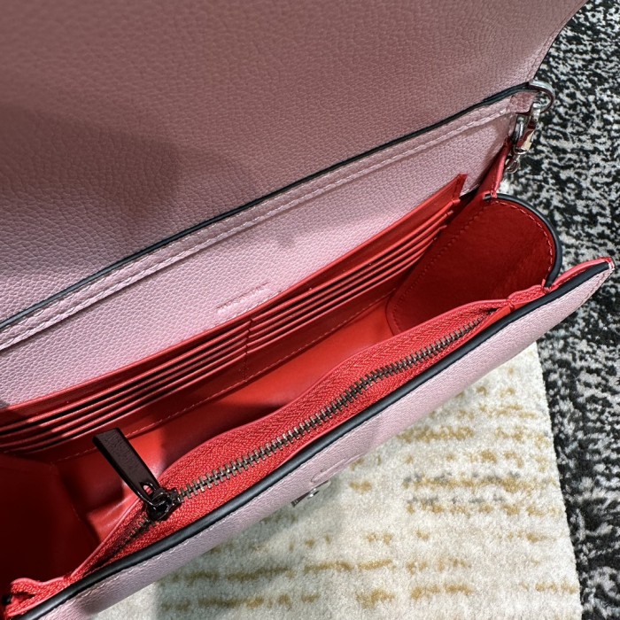 Leather bag ,5A ,size 23.5x6x14cm,with box,  B110-343