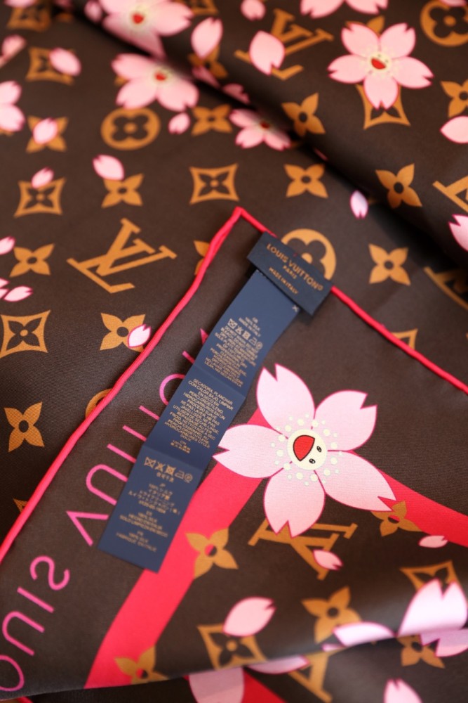 Cotton silk scarf, size 90x90cm, SF20-138