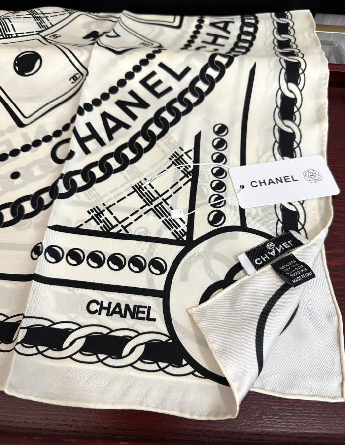 Cotton silk scarf, size 90x90cm, SF20-133-134