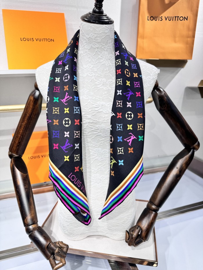Cotton silk scarf, size 90x90cm, SF20-130-131