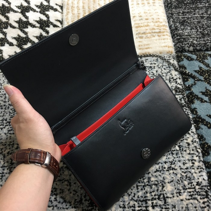 Leather bag ,5A ,size 23.5x6x14cm,with box,  B110-362