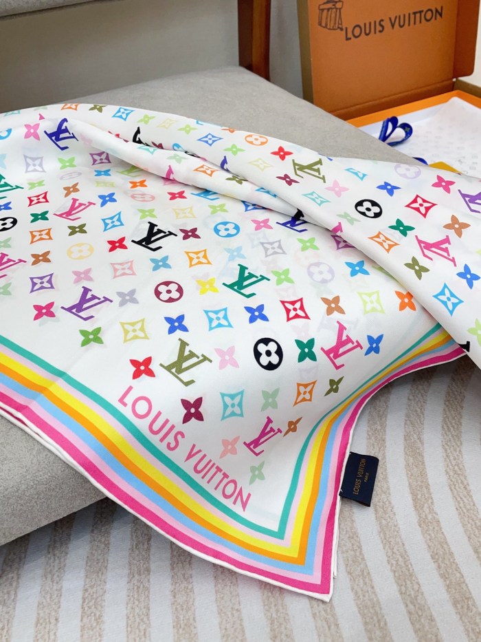 Cotton silk scarf, size 90x90cm, SF20-130-131