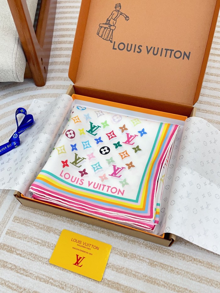 Cotton silk scarf, size 90x90cm, SF20-130-131