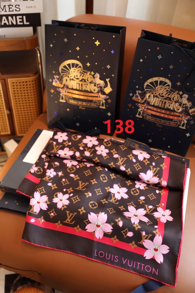 Cotton silk scarf, size 90x90cm, SF20-138