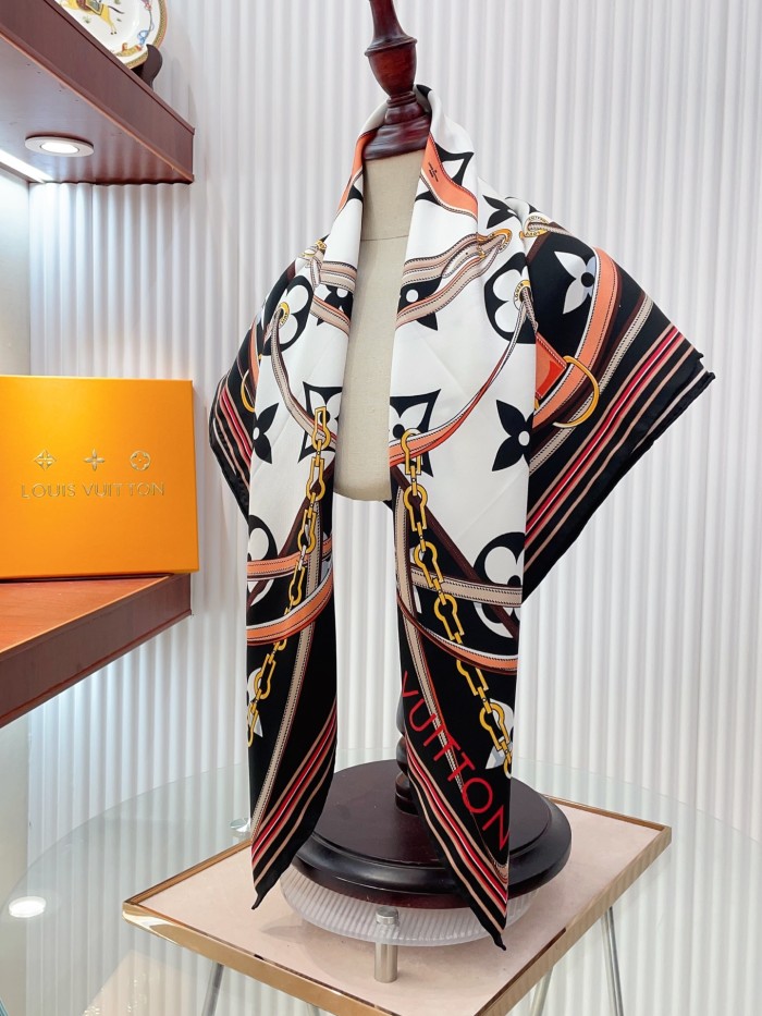 Cotton silk scarf, size 90x90cm, SF20-144