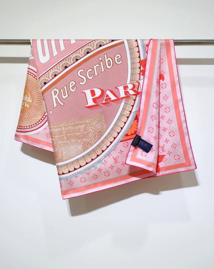 Cotton silk scarf, size 90x90cm, SF20-145-149