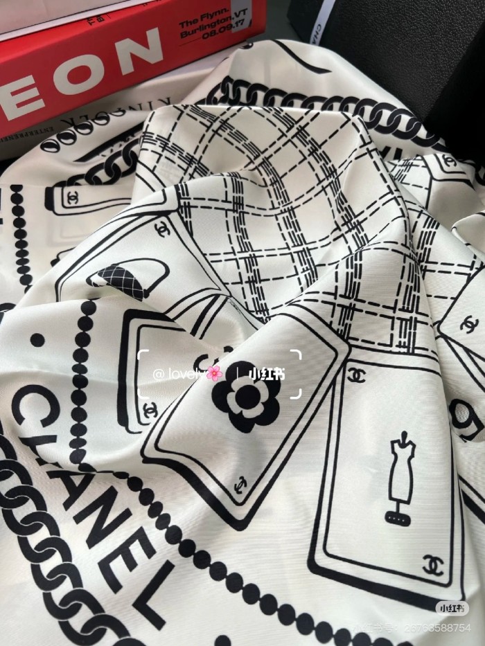 Cotton silk scarf, size 90x90cm, SF20-133-134