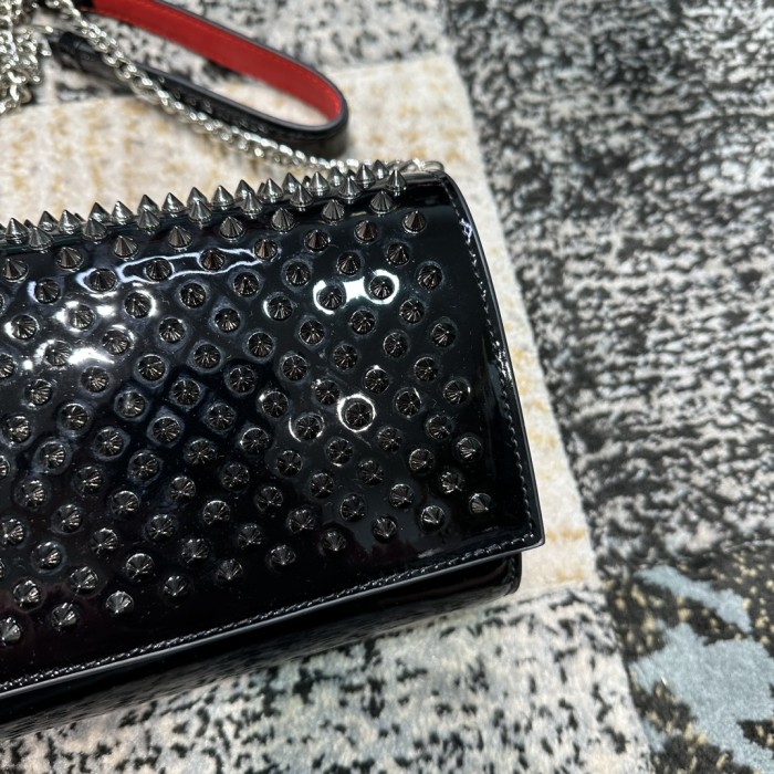 Leather bag ,5A ,size 23.5x6x14cm,with box,  B110-345