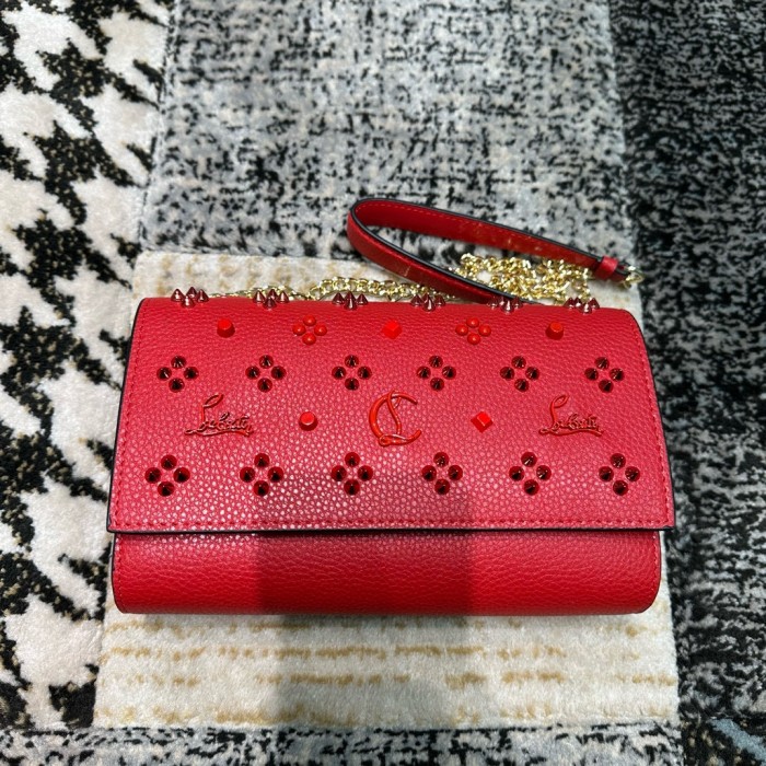 Leather bag ,5A ,size 23.5x6x14cm,with box,  B110-359
