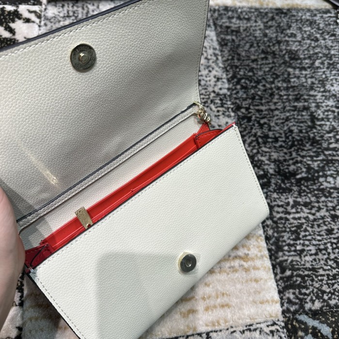 Leather bag ,5A ,size 23.5x6x14cm,with box,  B110-355