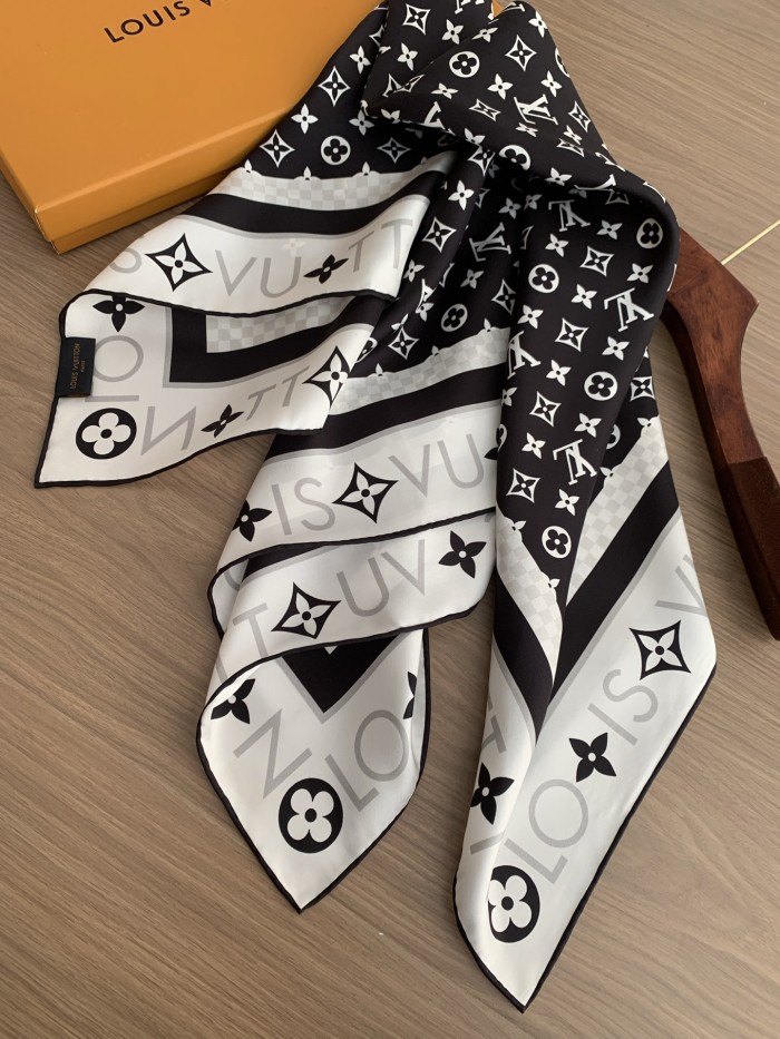 Cotton silk scarf, size 90x90cm, SF20-132