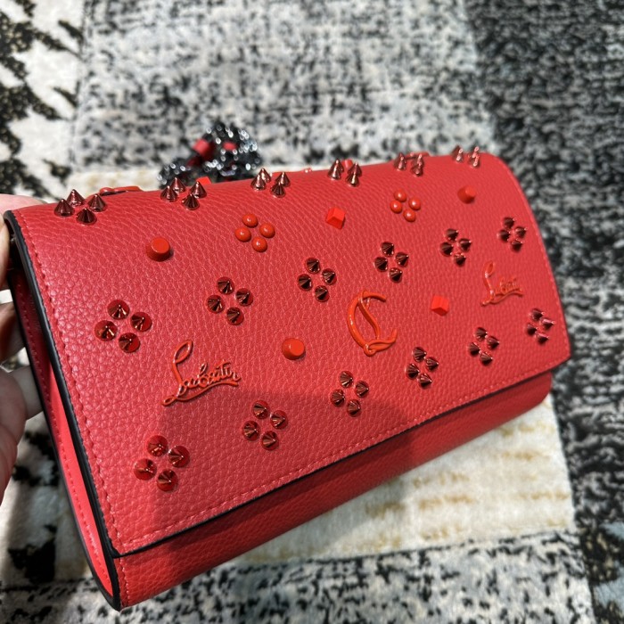 Leather bag ,5A ,size 23.5x6x14cm,with box,  B110-349