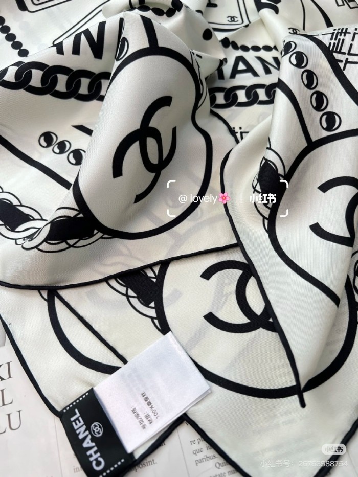 Cotton silk scarf, size 90x90cm, SF20-133-134