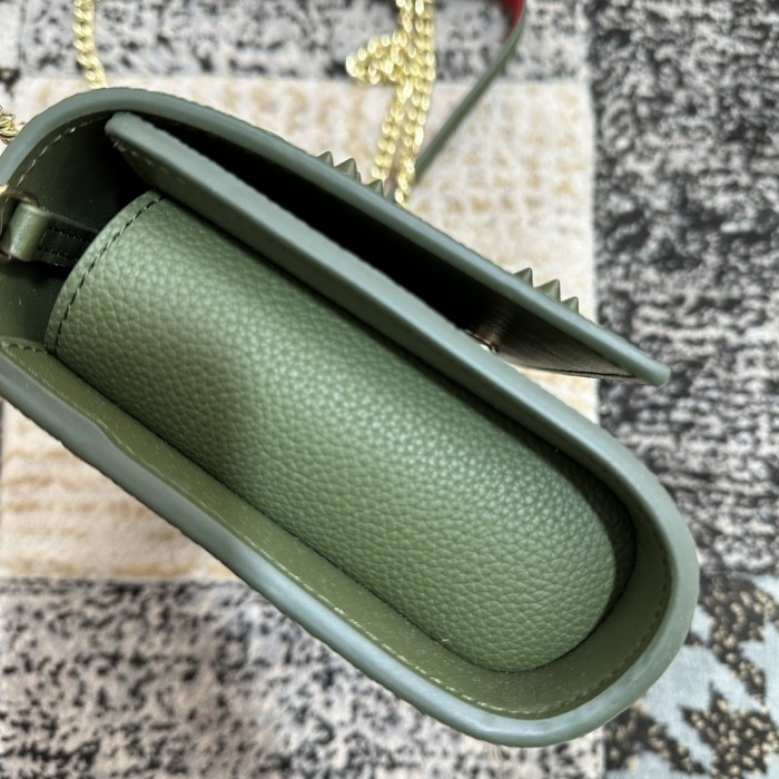Leather bag ,5A ,size 23.5x6x14cm,with box,  B110-341