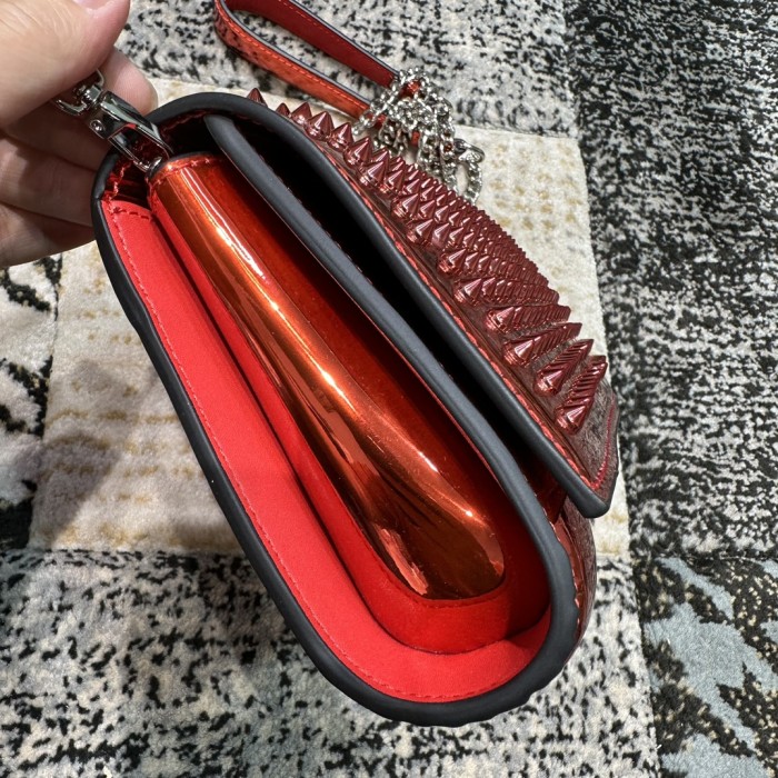 Leather bag ,5A ,size 23.5x6x14cm,with box,  B110-344